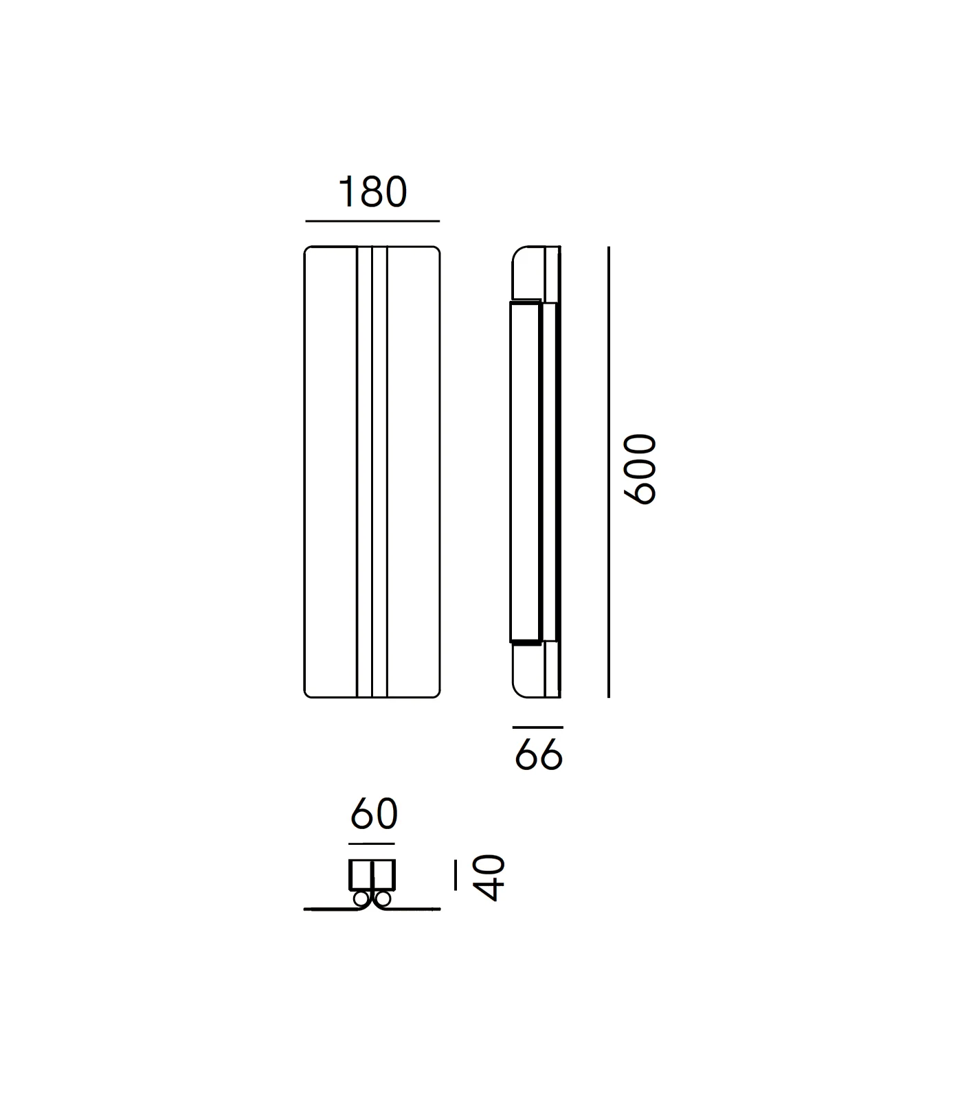 Split Long Wall Light - Image 6
