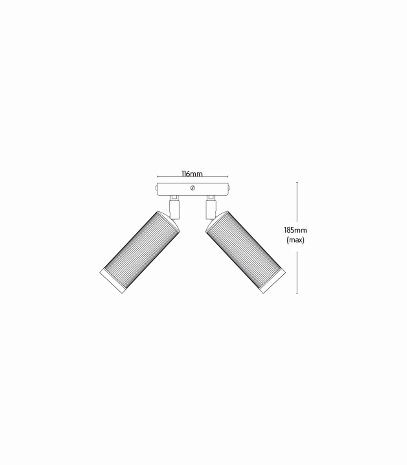 Spot Double Ceiling Light - Image 5