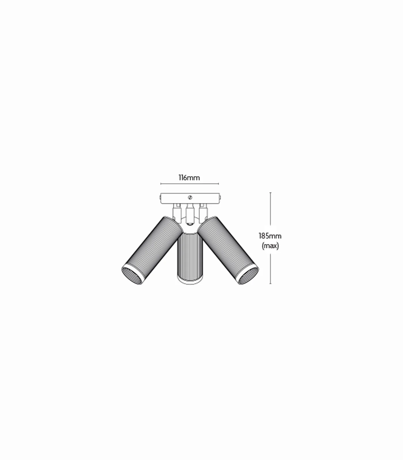 Spot Triple Ceiling Light - Image 6