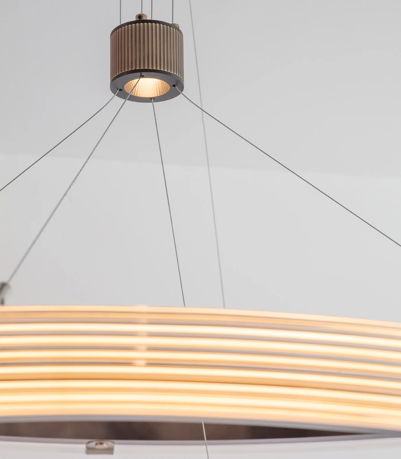 Strata Circular Two-Tier Pendant Light - Image 6