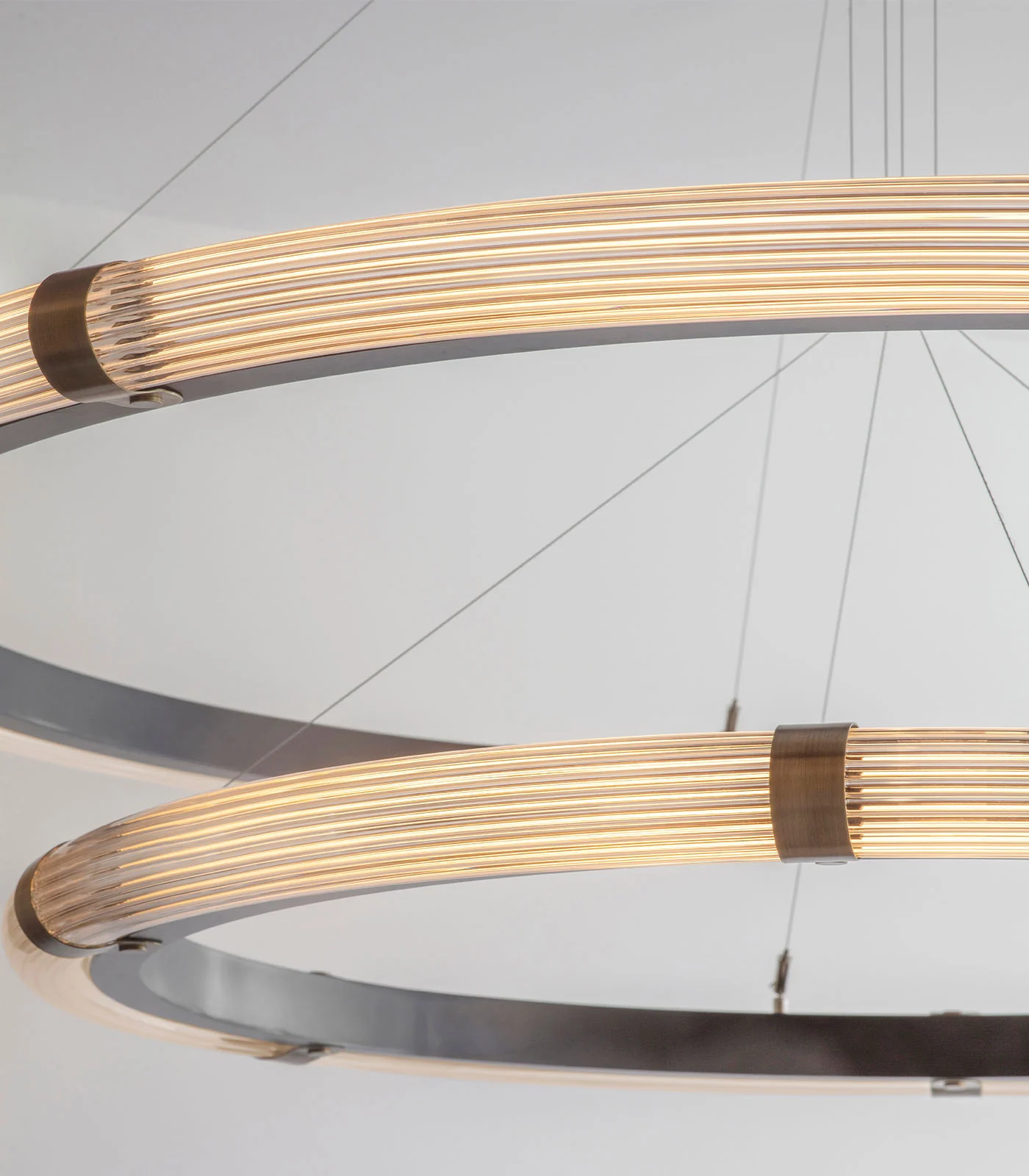 Strata Circular Two-Tier Pendant Light - Image 7