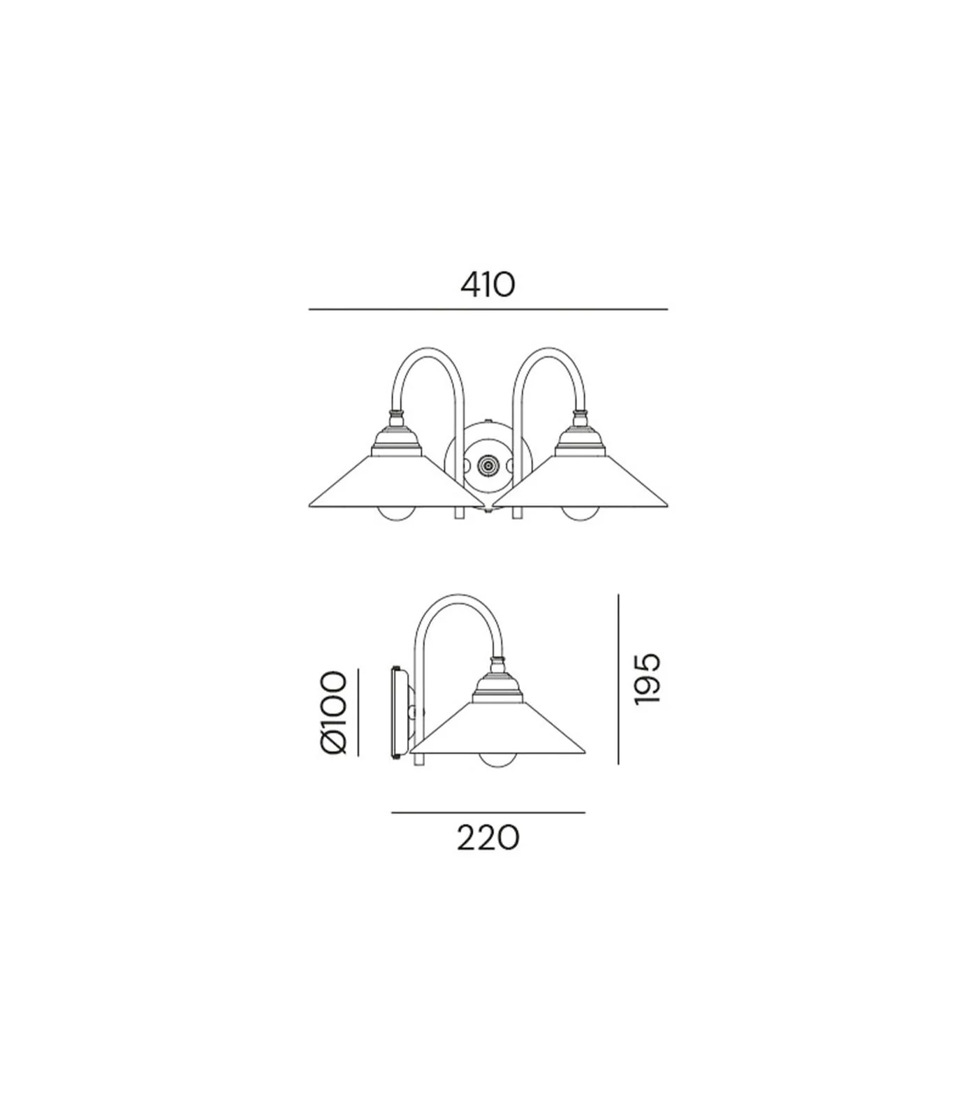 Tabia 2lt Wall Light - Image 2