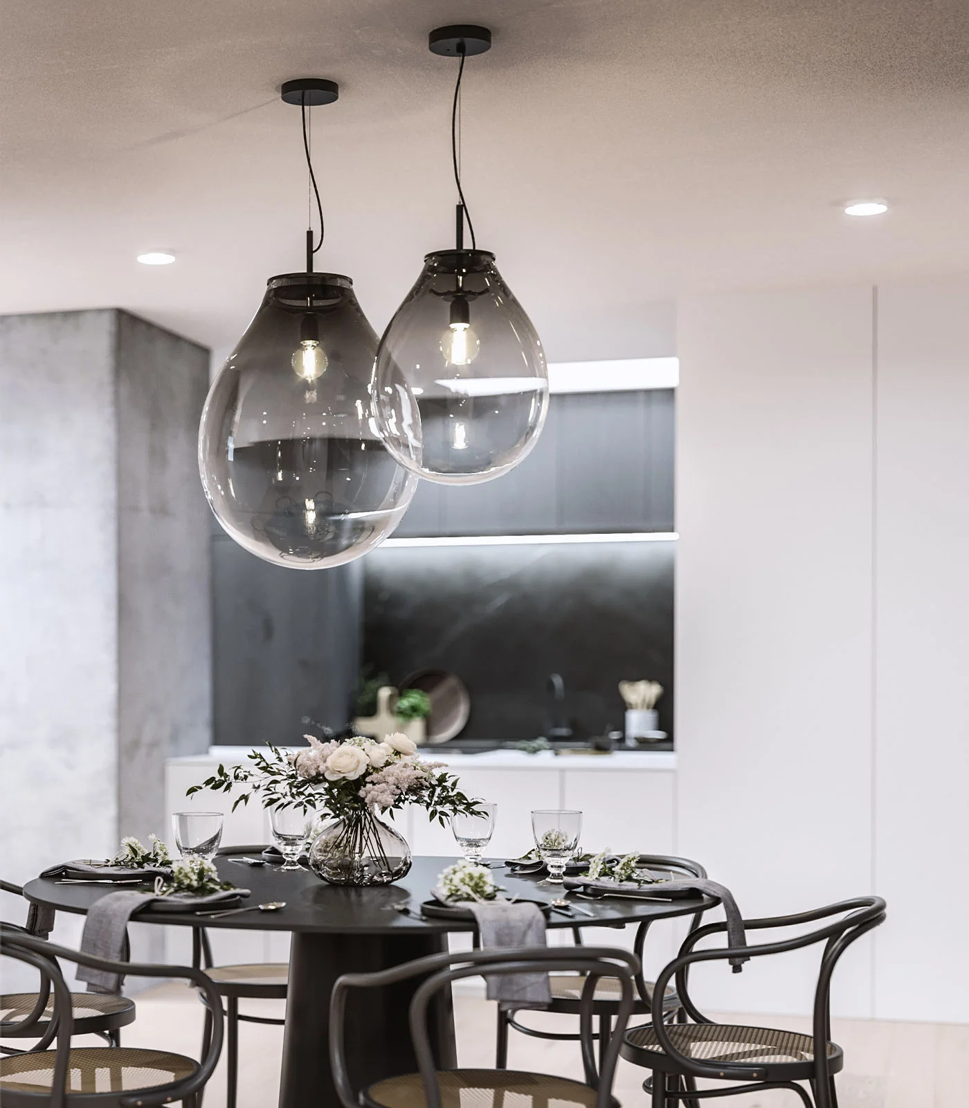 Tim Black Pendant Light - Image 3