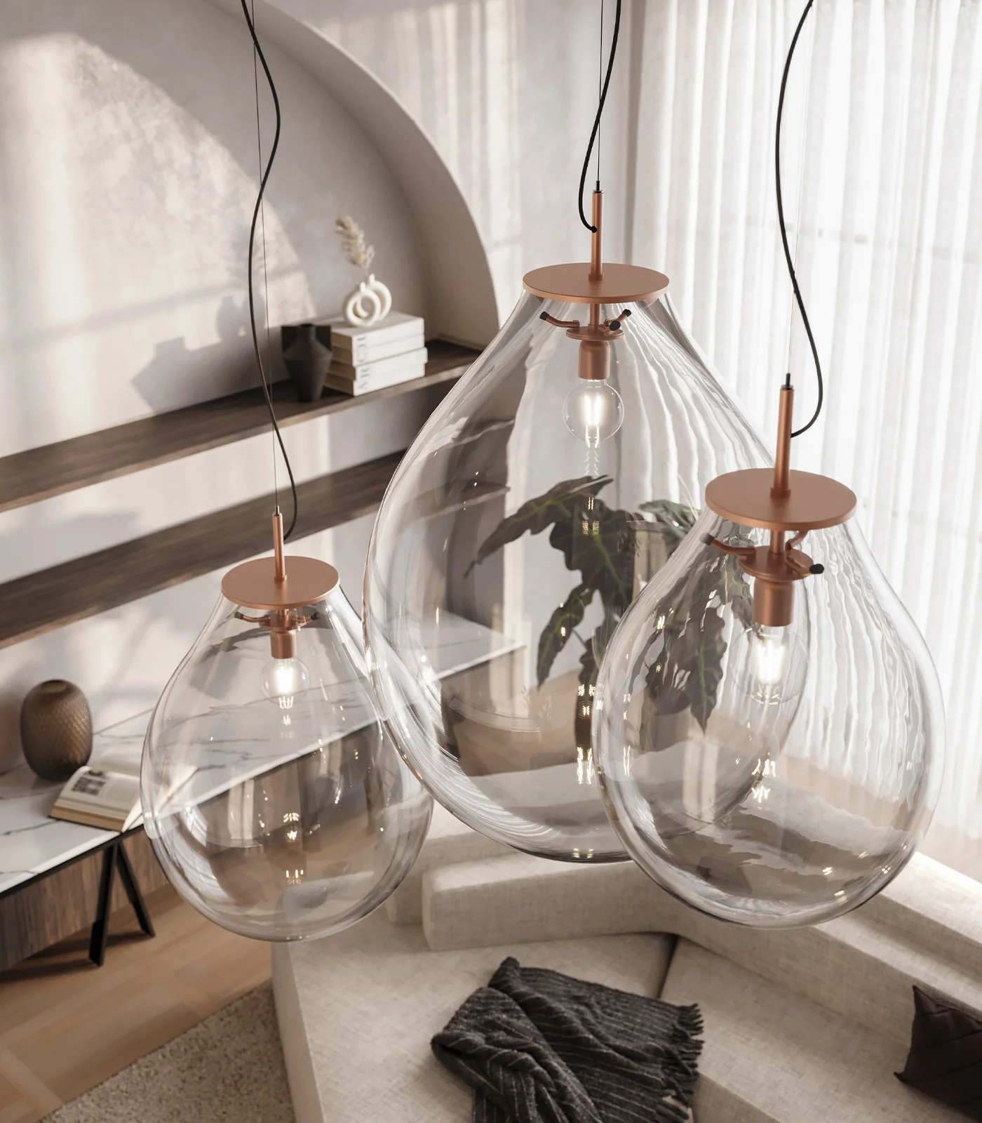 Tim Copper Pendant Light - Image 5