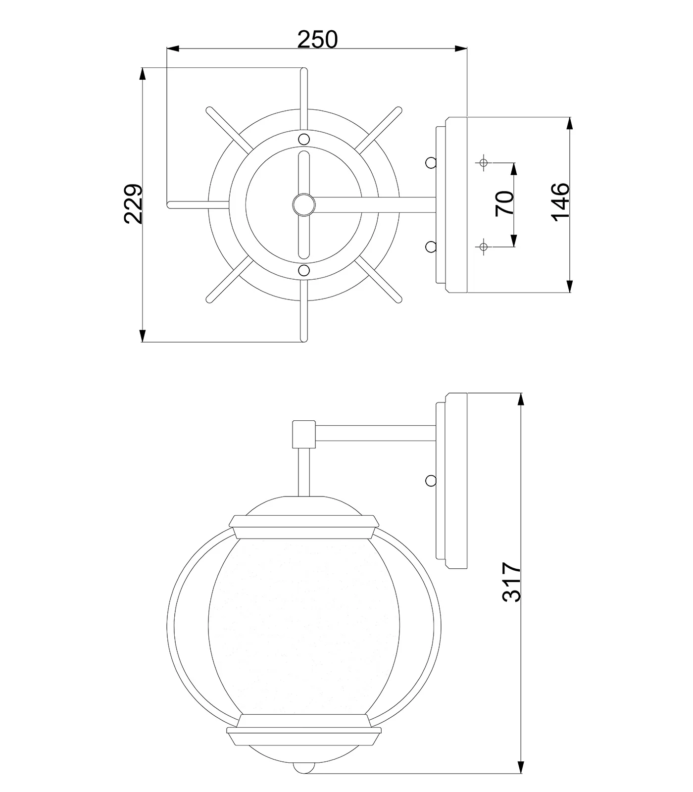 Vandalia Wall Light - Image 2