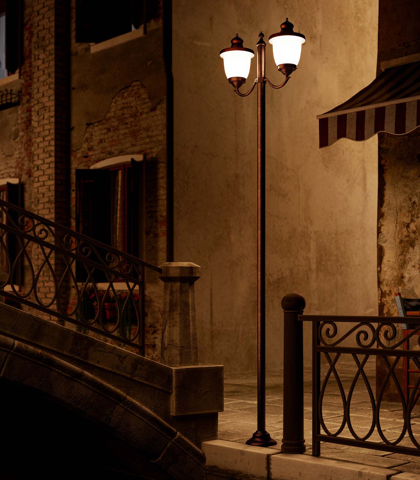 Venezia 2lt Post Light